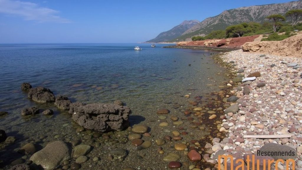 Detalle del agua en platja de Son Bunyola, Banyalbufar, Mallorca
