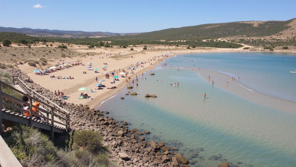Vista general de Platja de Son Real, Santa Margalida