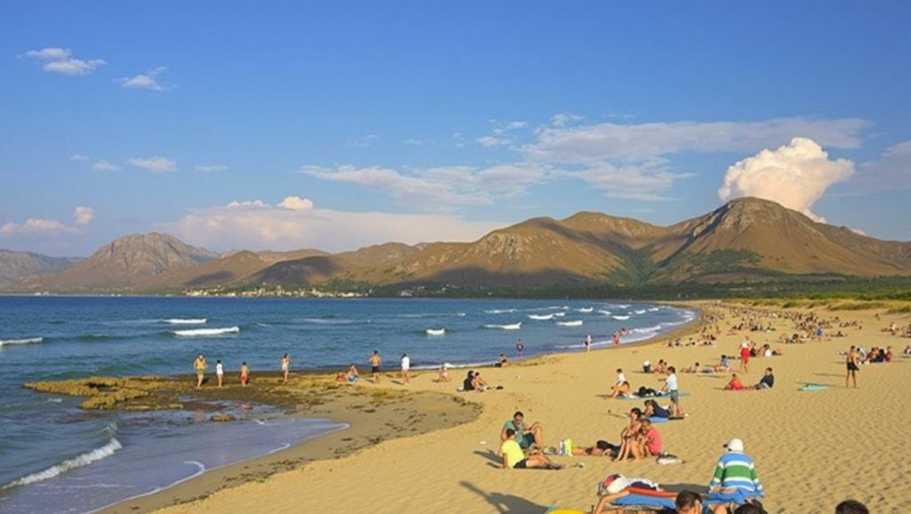 Playa Platja de Son Serra de Marina en Santa Margalida, Mallorca