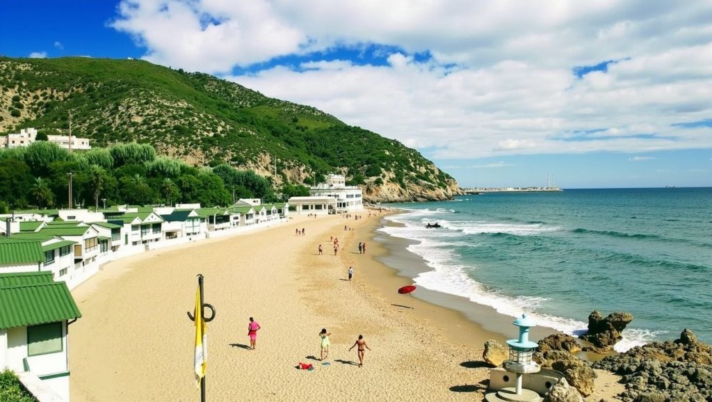 Costa de Vilassar de Mar desde Platja de Vilassar de Mar, Barcelona