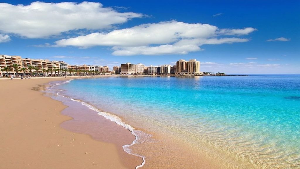 Playa Platja del Cura en Torrevieja, Alicante