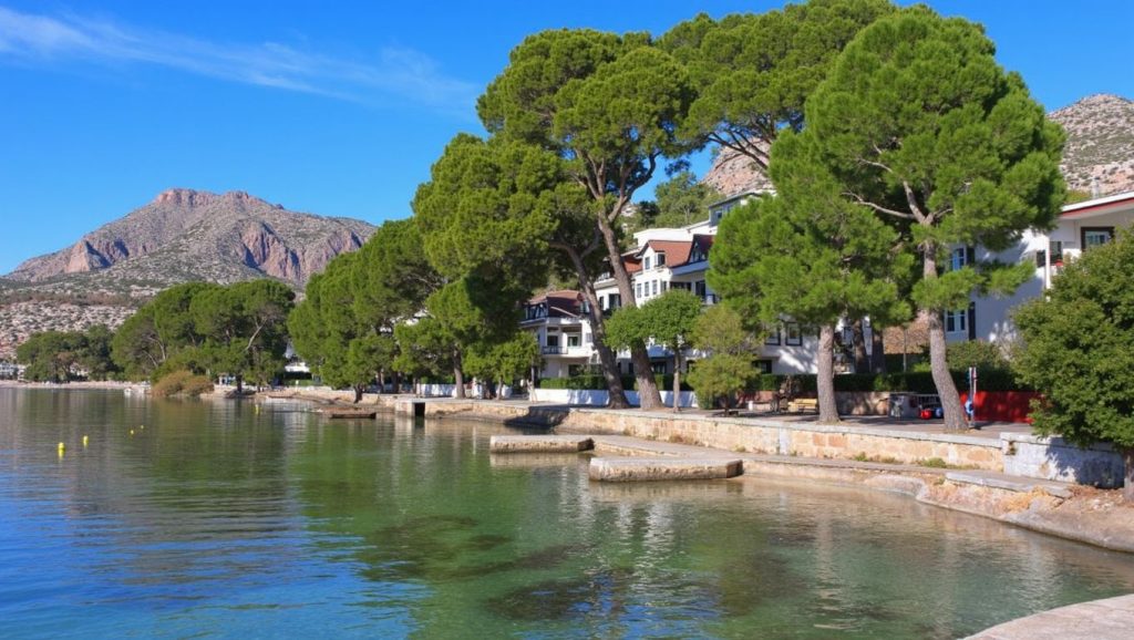 Vista del entorno de Platja del Port de Pollença, Pollença, Mallorca