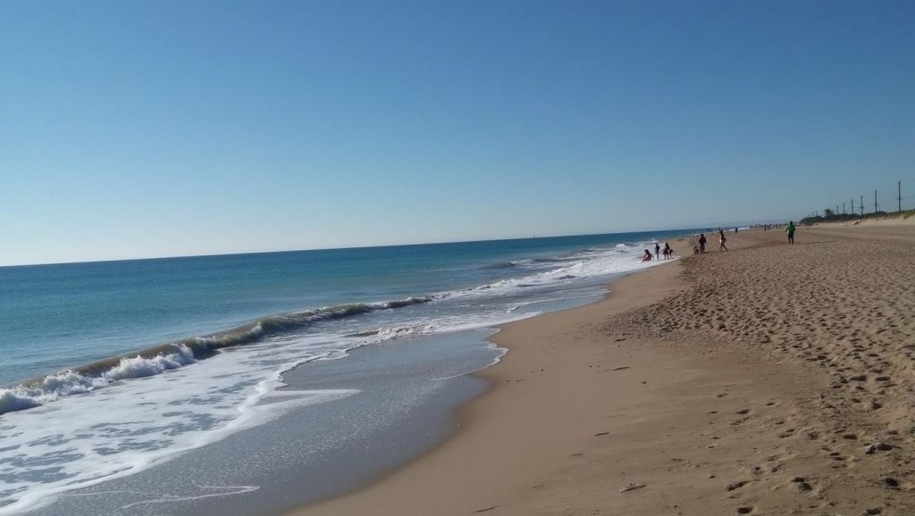 Amplia vista de Platja del Prat de Llobregat, El Prat de Llobregat, Barcelona