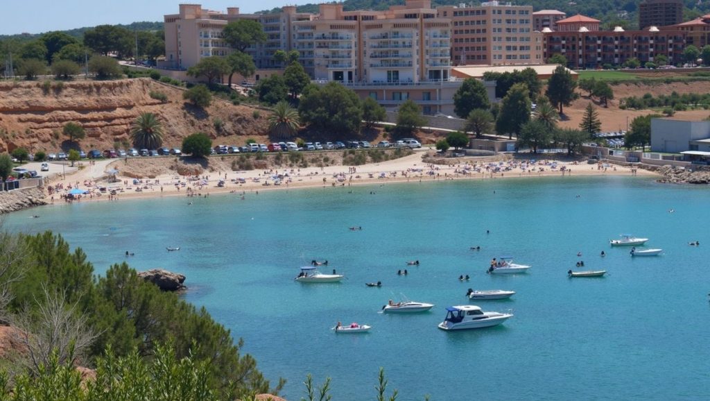 Horizonte desde Platja del Toro, Calvià, Mallorca
