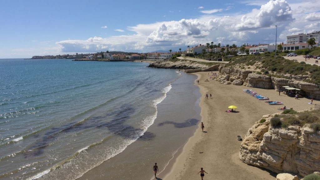 Platja dels Balmins (Sitges) — playa en la costa de Barcelona