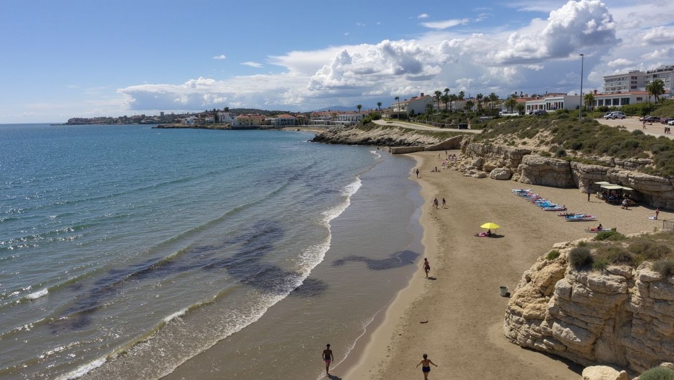 Platja dels Balmins (Sitges, Barcelona)