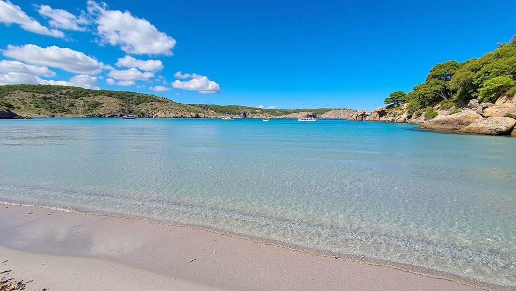 Acantilados y costa de Platja des Bot, Ferreries (Menorca)
