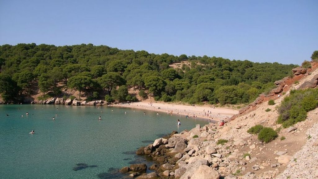 Aguas de Platja des Bot en Ferreries (Menorca)