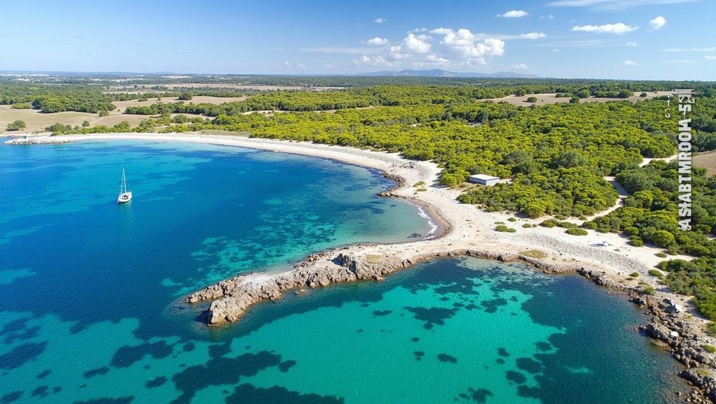 Vista general de Platja des Caragol, Ses Salines
