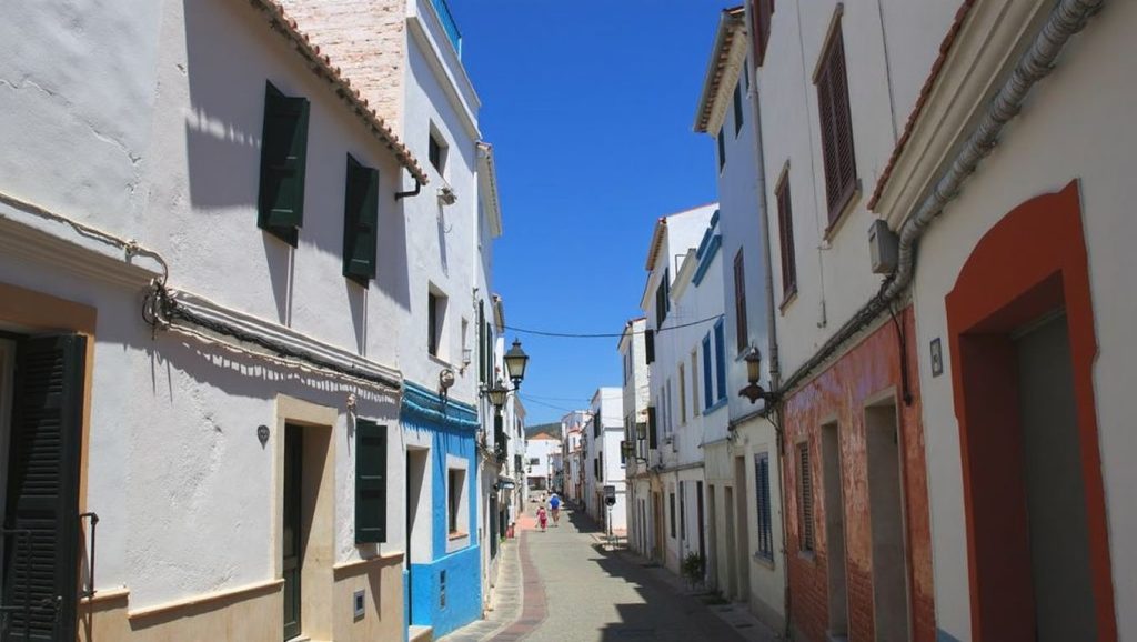 Acantilados y costa de Platja des Tancat, Ferreries (Menorca)