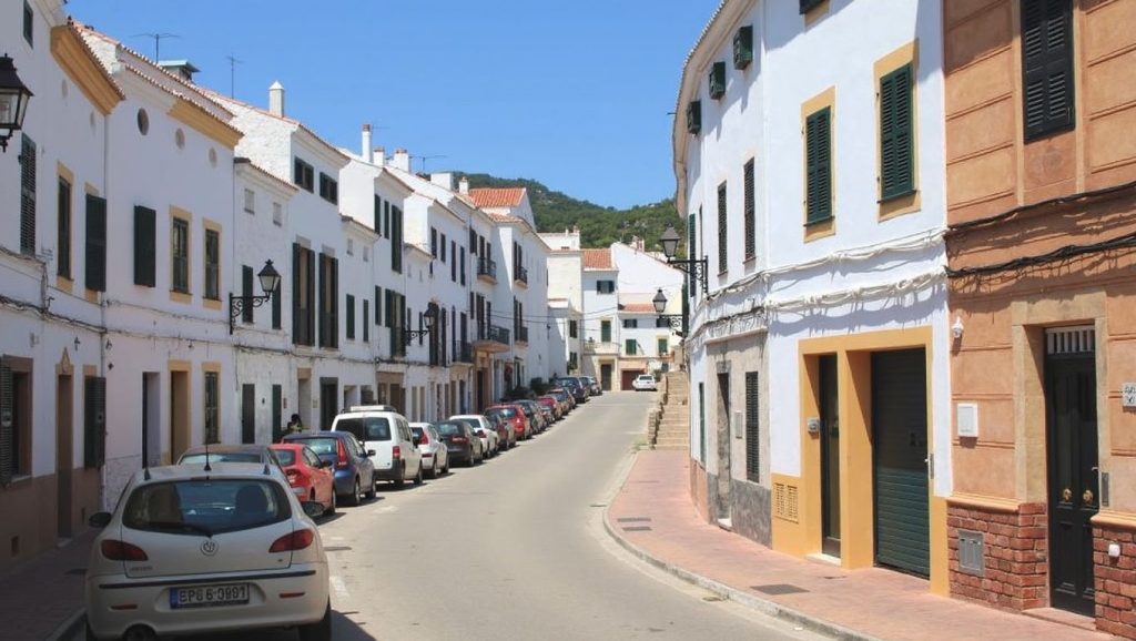 Entorno natural de Platja des Tancat en Menorca