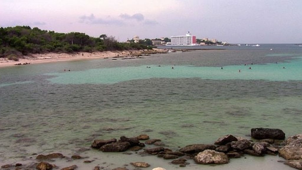 Arena y orilla en Platja Es Peregons, Campos, Mallorca