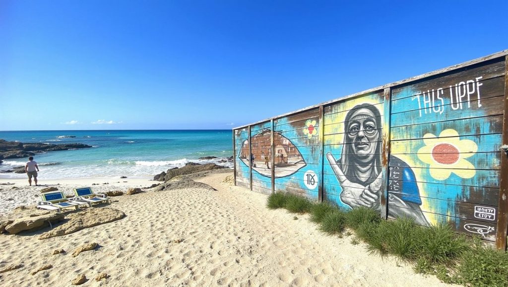 Vista del litoral en Platja Es Valencians, Formentera
