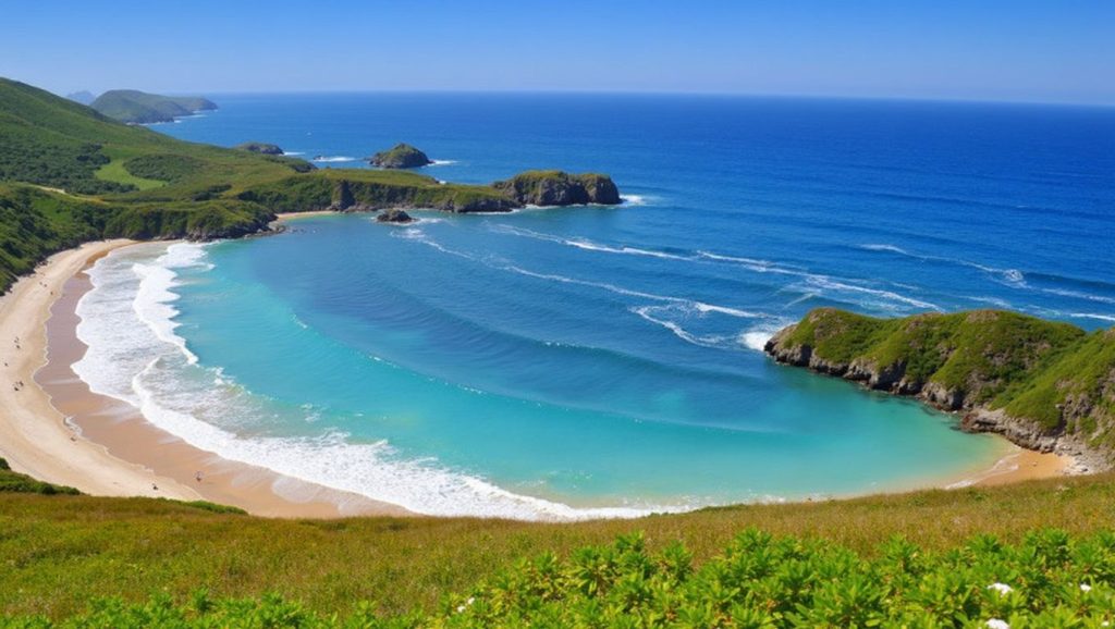 Panorámica de Playa a Ribeiría, Asturias