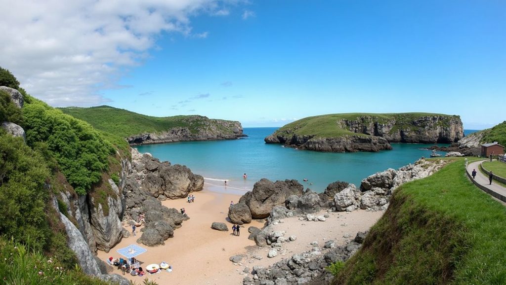 Entorno natural de Playa a Ribeiría en Asturias