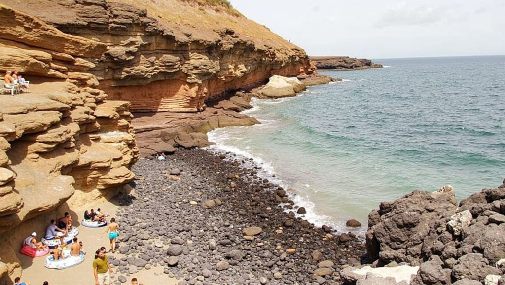 Panorámica de Playa Amarilla, Tenerife