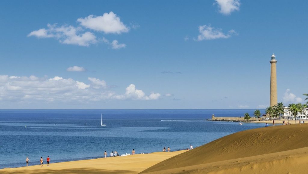Entorno natural de Playa Arguineguín/Patalavaca en Gran Canaria