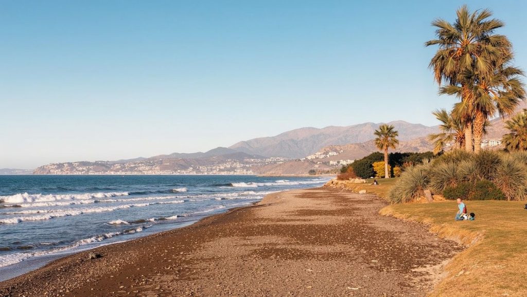 Playa Azucenas en Motril, Granada