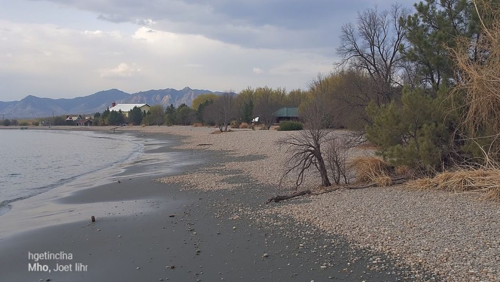 Detalle de arena y agua en Playa Azucenas, Motril