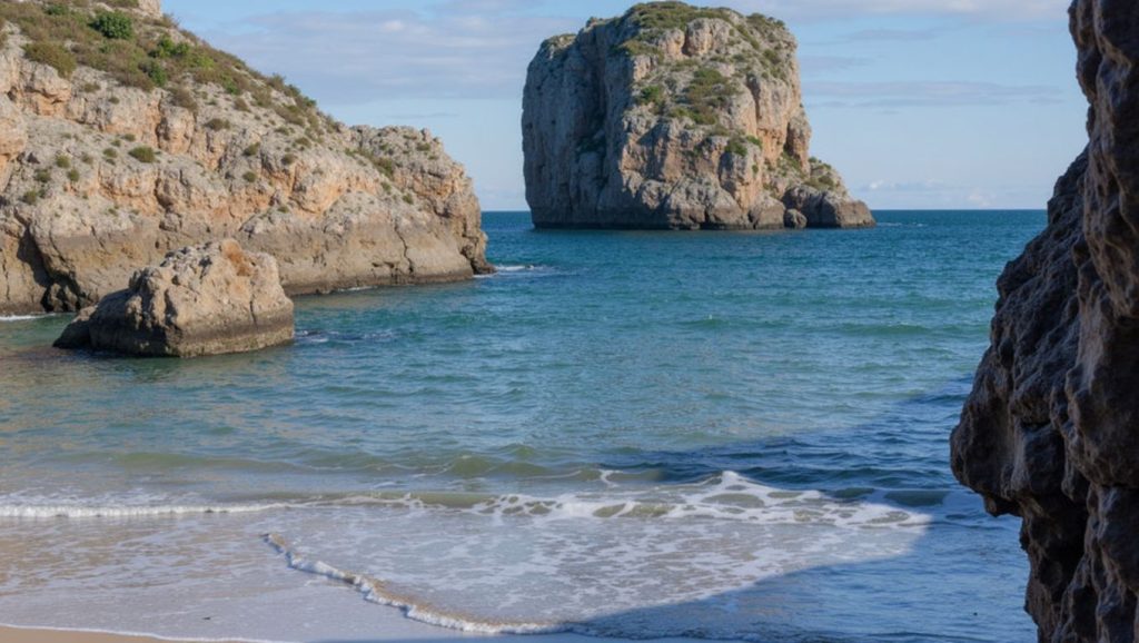 Playa Bajo de les Mueles en Asturias (Asturias)