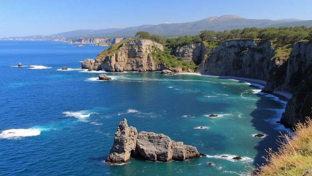 Panorámica de Playa Barchinas, Asturias