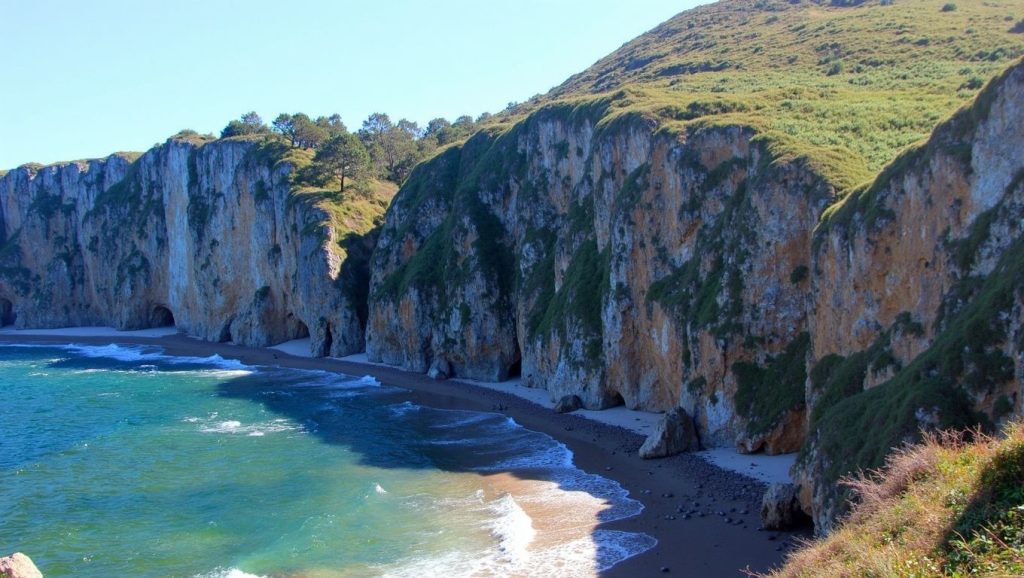 Acantilados y costa de Playa Barchinas, Asturias (Asturias)