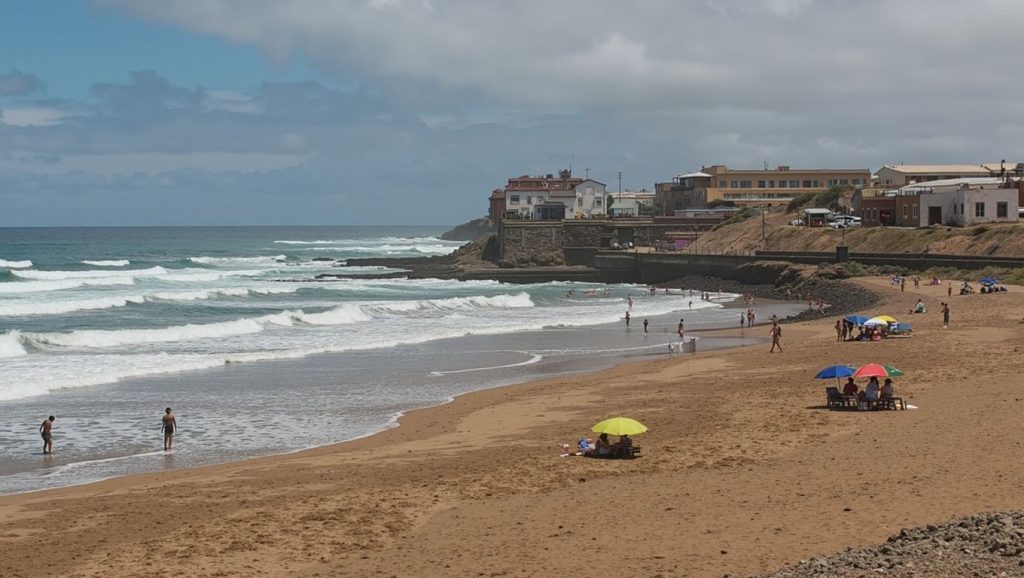 Panorámica de Playa de Bocabarranco, Gran Canaria