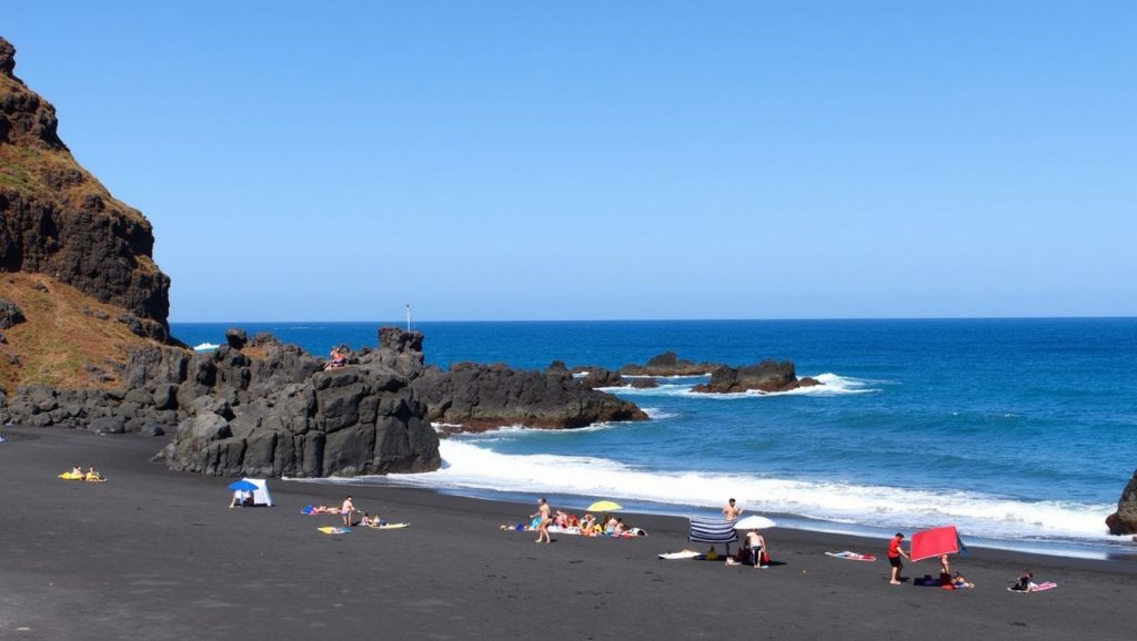 Panorámica de Playa Bollullo, Tenerife
