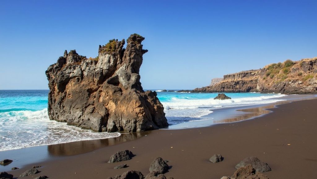 Acantilados y costa de Playa Bollullo, La Orotava (Tenerife)