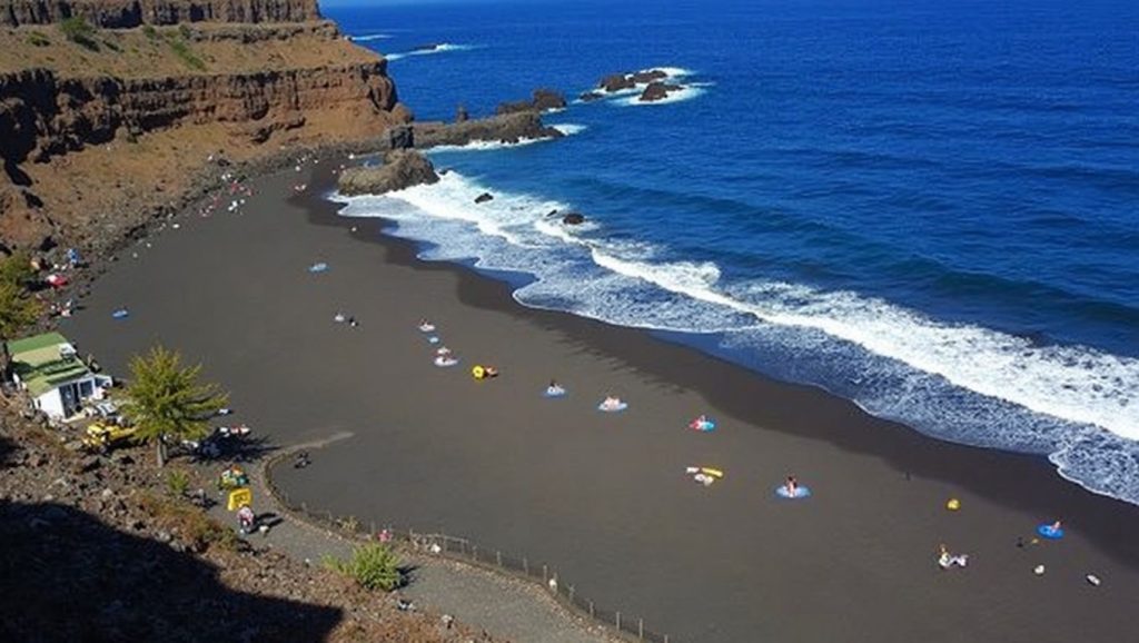 Arena de Playa Bollullo, La Orotava (Tenerife)