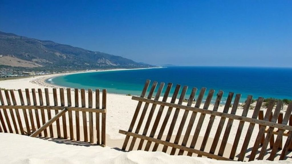 Playa Bolonia en Tarifa, Cádiz
