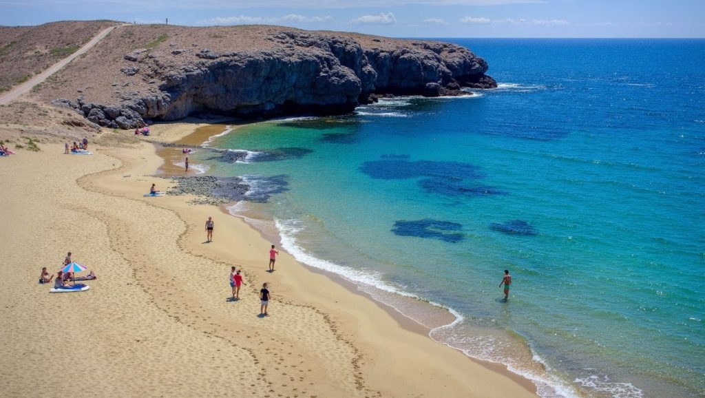 Playa Caleta del Congrio en Yaiza (Lanzarote)