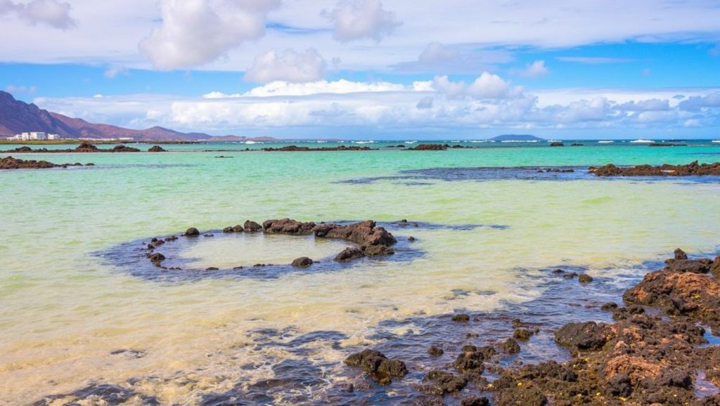 Aguas de Playa Caleton del Cobre en Yaiza (Lanzarote)
