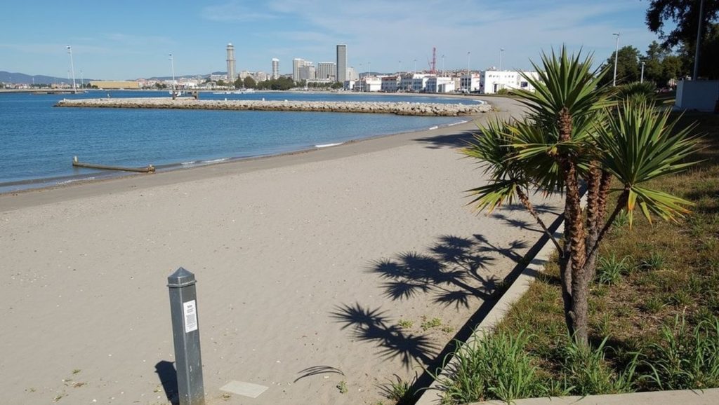 Costa de San Roque desde Playa Campamento, Cádiz