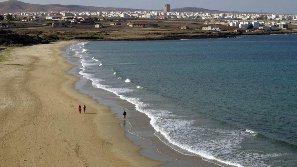 Panorámica de Playa Casas Blancas, Tenerife