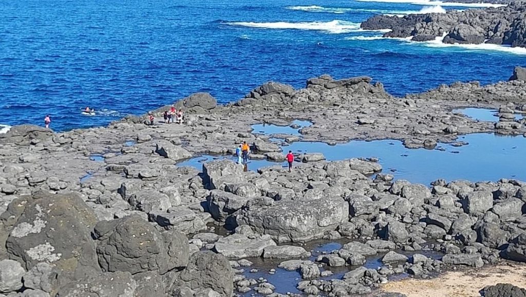 Panorámica de Playa Charco de la Araña, Tenerife