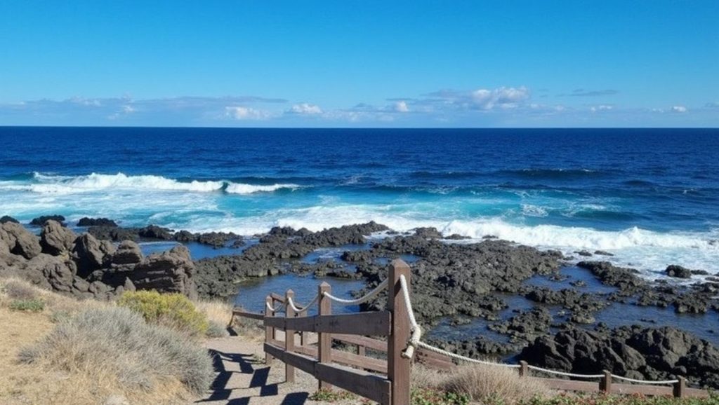 Aguas de Playa Charco de la Araña en Buenavista del Norte (Tenerife)