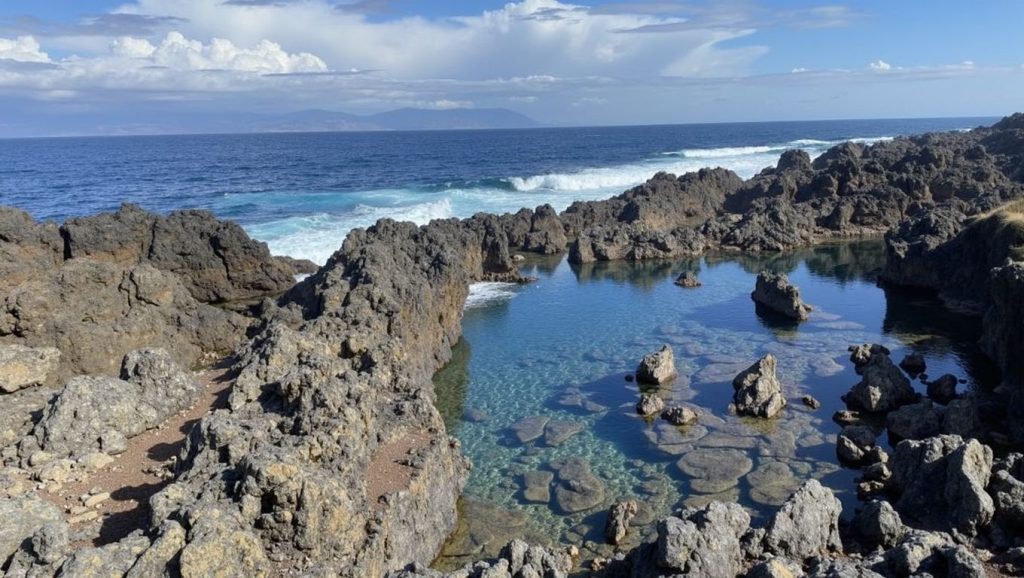 Arena de Playa Charco de la Araña, Buenavista del Norte (Tenerife)