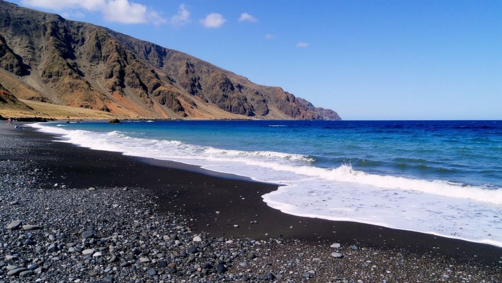 Aguas de Playa Chica en La Aldea de San Nicolás (Gran Canaria)