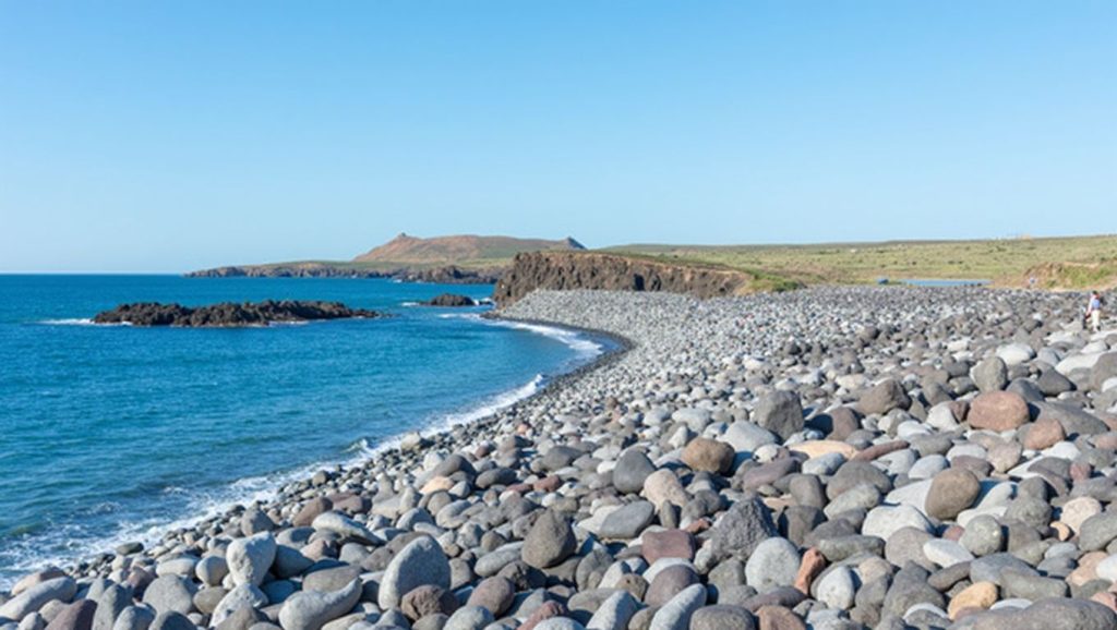Arena volcánica de Playa Colmenares, San Miguel de Abona (Tenerife)