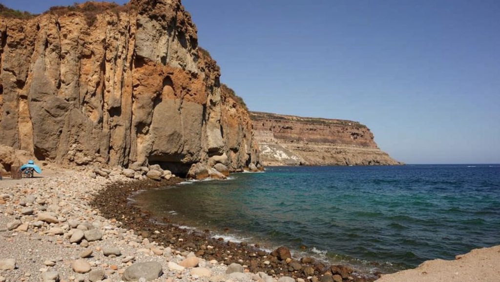 Playa Cruz de Piedra en Mogán (Gran Canaria)