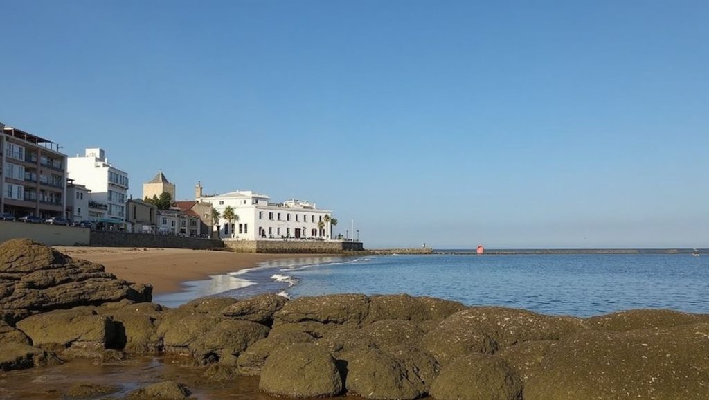 Detalle del agua en Playa Cruz del Mar, Chipiona, Cádiz