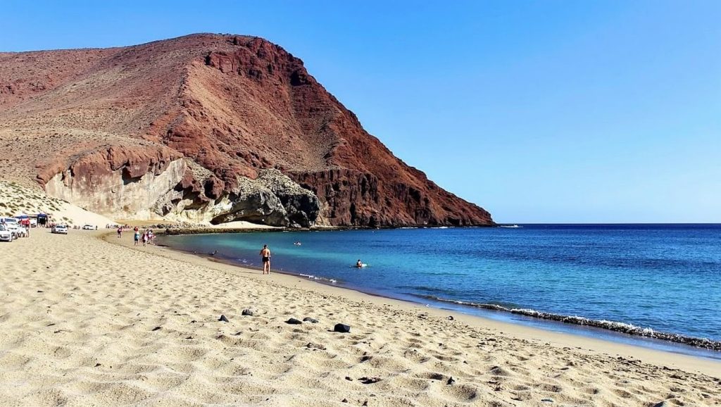 Aguas de Playa Cuevas del Trigo en Granadilla de Abona (Tenerife)