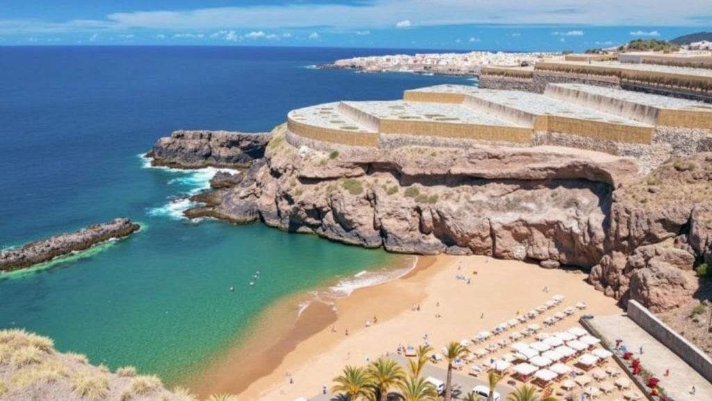 Panorámica de Playa de Abama, Tenerife