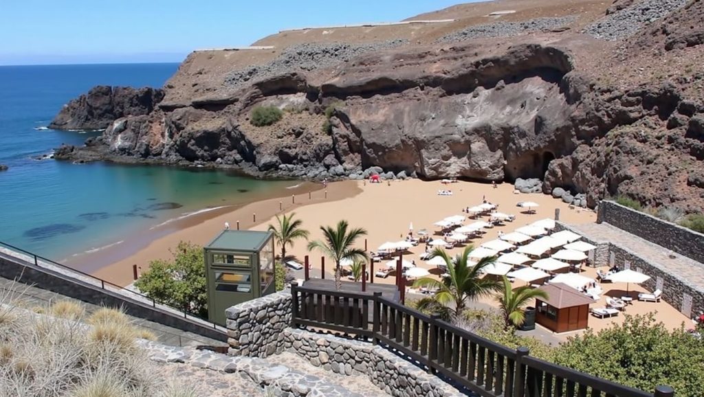 Acantilados y costa de Playa de Abama, Guía de Isora (Tenerife)