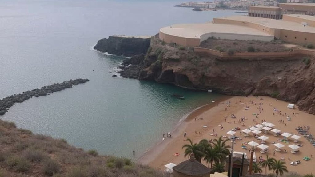 Entorno natural de Playa de Abama en Tenerife