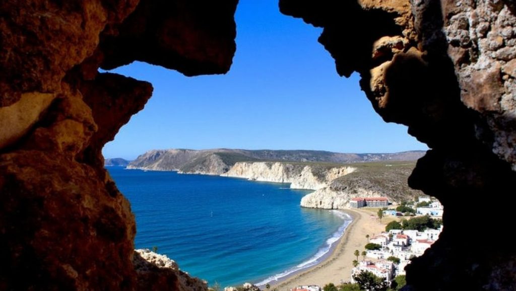 Arena y mar en Playa de Agua Amarga, Níjar, Almería