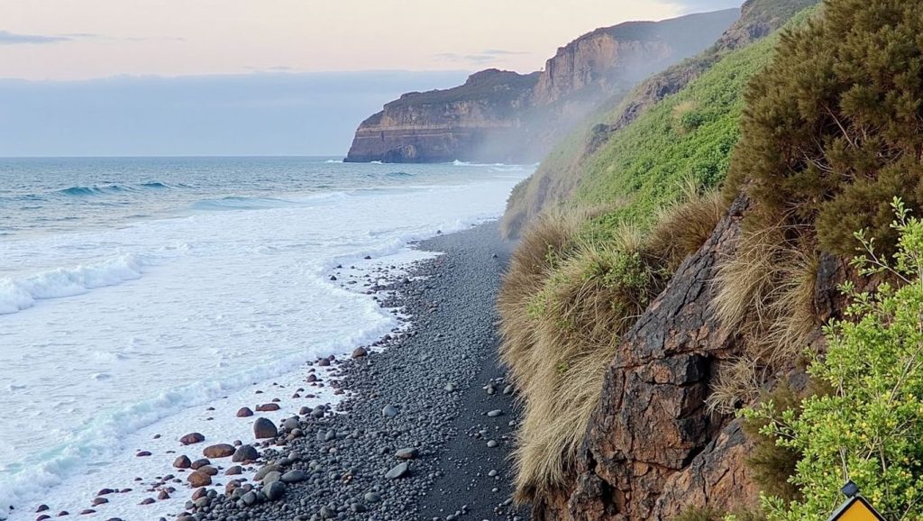 Panorámica de Playa de Agulo, La Gomera