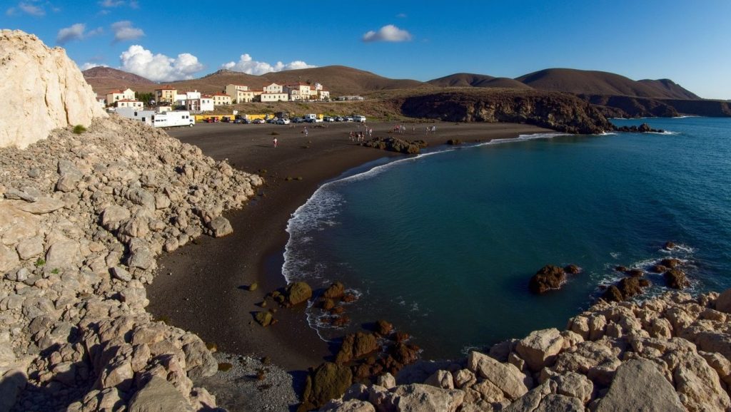 Panorámica de Playa de Ajuy, Fuerteventura