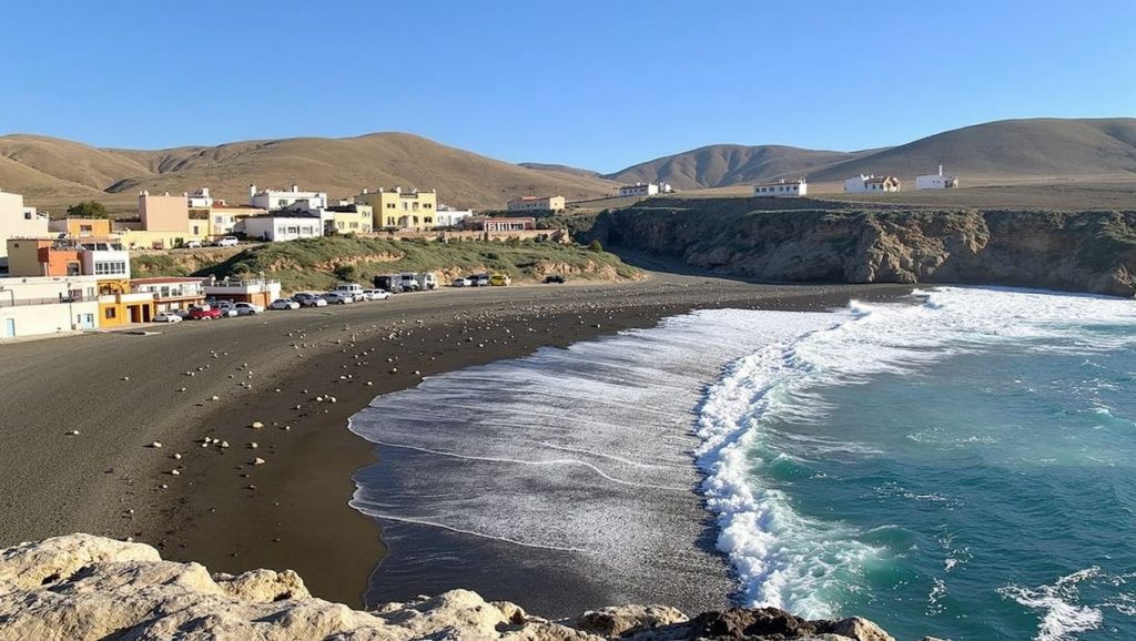 Entorno natural de Playa de Ajuy en Fuerteventura